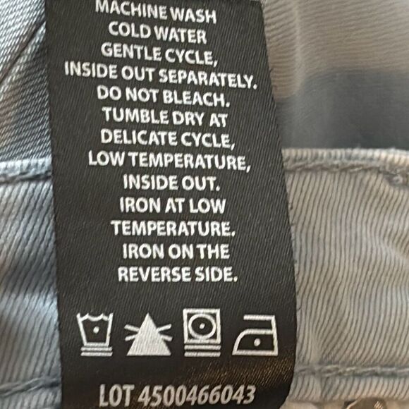 Buffalo David Bitton Havana high-rise soft stretch ankle pant light blue jeans 1 - Picture 9 of 10